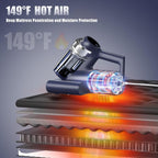 Teant mattress vacuum cleaner effectively removes dust mites.